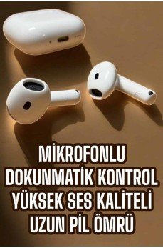4.Nesil Kaliteli TWS Android ve İOS Uyumlu Mikrofonlu Kulaklık