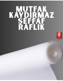 Kesilebilir şeffaf raflık çekmece kaplaması mutfak için