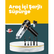 Araç İçi Derinlemesine Temizlik İçin Kompakt ve Ergonomik El Süpürgesi