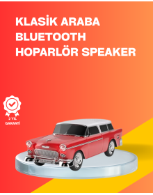 Taşınabilir Klasik Araç Tasarımlı Kablosuz Hoparlör