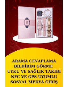 Wireless Şarjlı Akıllı Saat ve Dijital Göstergeli Kablosuz Bluetooth Kulaklık Nabız Ölçer