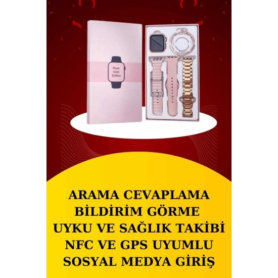 Wireless Şarjlı Akıllı Saat ve Dijital Göstergeli Kablosuz Bluetooth Kulaklık Nabız Ölçer Wireless Şarjlı Akıllı Saat ve Dijital Göstergeli Kablosuz Bluetooth Kulaklık Nabız Ölçer