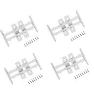 4 Adet Bebek Çocuk Koruma Kilidi - Dolap Çekmece Kilidi Sürgülü Kilit