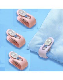 4 Adet Mandallı İğnesiz Yorgan Kılıfı Nevresim Sabitleme Klips Takımı