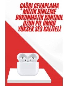 4.Nesil Bluetooth Kulaklık Yüksek Ses Kaliteli Dokunmatik Kontrol Özellikli