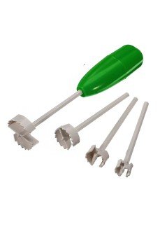 4 Başlıklı Oyma Seti Sebze Patlıcan Patates Kabak Oyacağı