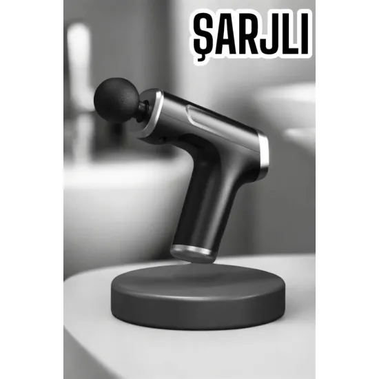 4 Başlıklı Darbeli Şarjlı Masaj Aleti Tabancası Kablosuz 4 Başlıklı Darbeli Şarjlı Masaj Aleti Tabancası Kablosuz