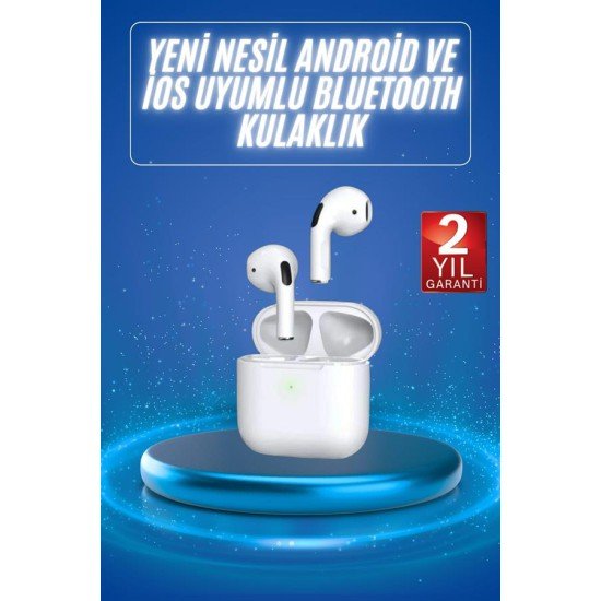 4.Nesil Bluetooth Kulaklık Yüksek Ses Kaliteli Dokunmatik Kontrol Özellikli