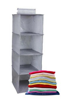  4 Gözlü Dolap Organizer Zebra Model