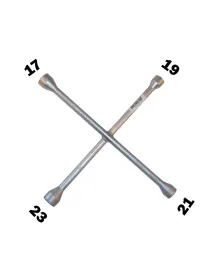 4'lü Artı Bijon Anahtarı - Tek Anahtar ile 4 Farklı Jant Somunu Sökün!