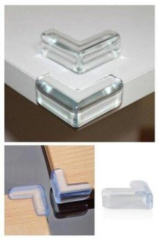 12 Li Masa Sehpa Köşe Koruyucu Silikon- Çocuk Koruma Aparatı