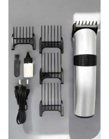 4 Taraklı Profesyonel Şarjlı Saç ve Sakal Kesme Tıraş Makinesi Seti