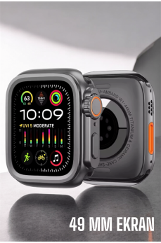 45 MM Gri Kasa Ultra Akıllı Saat Sesli Görüşme, Sağlık Takibi, Suya Dayanıklı