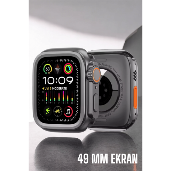 45 MM Gri Kasa Ultra Akıllı Saat Sesli Görüşme, Sağlık Takibi, Suya Dayanıklı 45 MM Gri Kasa Ultra Akıllı Saat Sesli Görüşme, Sağlık Takibi, Suya Dayanıklı