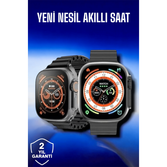 45 MM Gri Kasa Ultra Akıllı Saat Sesli Görüşme, Sağlık Takibi, Suya Dayanıklı 45 MM Gri Kasa Ultra Akıllı Saat Sesli Görüşme, Sağlık Takibi, Suya Dayanıklı