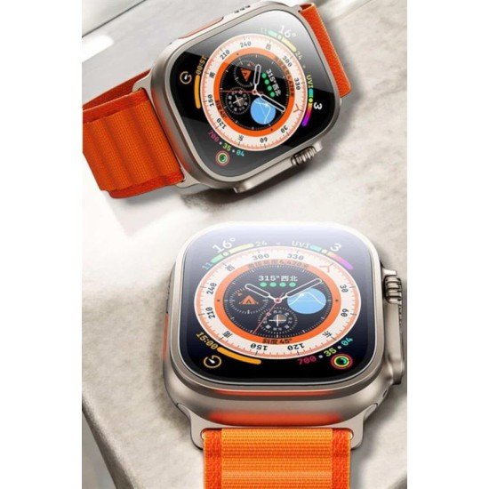 49MM Ekranlı, Kan Basıncı ve Adımsayar Özellikli Bluetooth Akıllı Saat