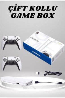 4K 3D HD Görüntü Kaliteli Kablosuz Çift Kollu 20.000 Oyunlu Retro Oyun Konsolu TV Box 4K 3D HD Görüntü Kaliteli Kablosuz Çift Kollu 20.000 Oyunlu Retro Oyun Konsolu TV Box