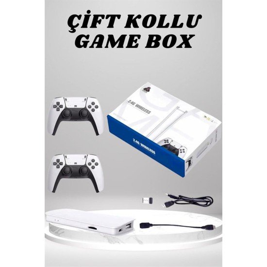 4K 3D HD Görüntü Kaliteli Kablosuz Çift Kollu 20.000 Oyunlu Retro Oyun Konsolu TV Box 4K 3D HD Görüntü Kaliteli Kablosuz Çift Kollu 20.000 Oyunlu Retro Oyun Konsolu TV Box