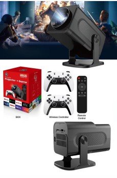 4K Android Smart Wi-fi Çift Kollu Projeksiyon Game Box Kumandalı Taşınabilir 4K Android Smart Wi-fi Çift Kollu Projeksiyon Game Box Kumandalı Taşınabilir