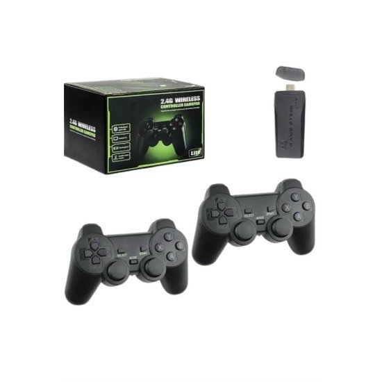 4k Game Stick Oyun Konsolu 2.4g Kablosuz Çift Kol Nostaljik Oyunlar 4k Game Stick Oyun Konsolu 2.4g Kablosuz Çift Kol Nostaljik Oyunlar