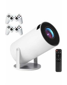 4K Wireless Çift Kollu Kumandalı Oyun Projeksiyonu Retro Video Oyunu