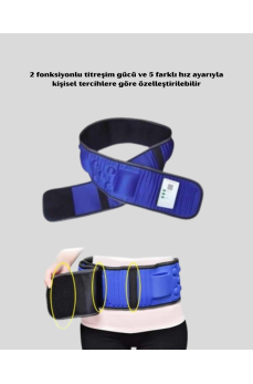 132 cm Motorlu Masaj Kemeri – 5 Kademe Hız, 2 Fonksiyon, Titreşimli Tasarım 132 cm Motorlu Masaj Kemeri – 5 Kademe Hız, 2 Fonksiyon, Titreşimli Tasarım