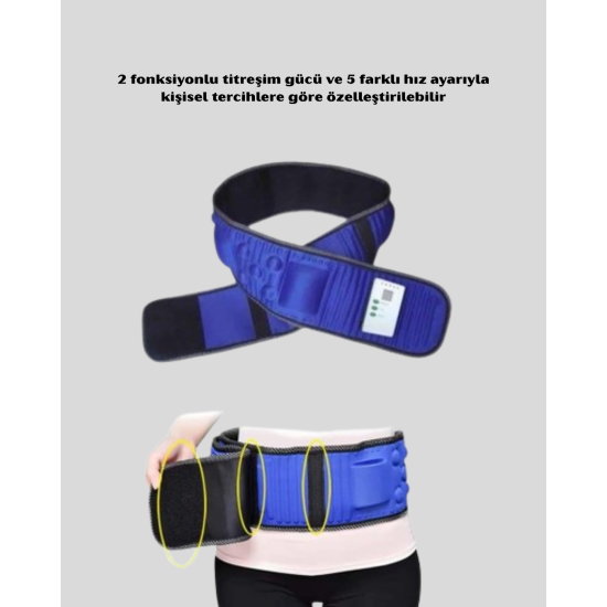 132 cm Motorlu Masaj Kemeri – 5 Kademe Hız, 2 Fonksiyon, Titreşimli Tasarım 132 cm Motorlu Masaj Kemeri – 5 Kademe Hız, 2 Fonksiyon, Titreşimli Tasarım