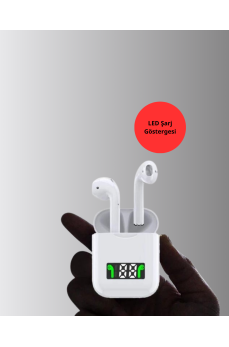 TWS Bluetooth 5.0 Kablosuz Kulaklık – Yüksek Ses Kalitesi, Dokunmatik Kontrol ve LED Şarj Ekranı