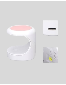 LED Mini Oje Kurutucu Taşınabilir Hızlı Kuruma Cihazı 3 LED Işıklı