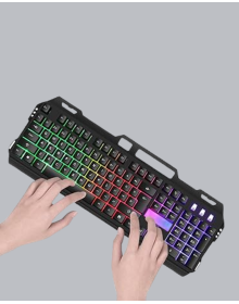 RGB Işıklı  Klavye Mouse Seti – Türkçe Q, Ayarlanabilir DPI, Ergonomik ve Dayanıklı Tasarım