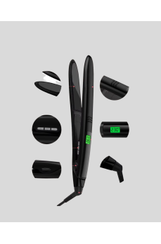 Dijital Ekranlı Isı Ayarlı Saç Düzleştirici –  Titanyum Plaka, Seyahat Dostu Tasarım