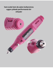 Profesyonel Tırnak Manikür Aleti – Şarjlı, Ayarlanabilir Hız, Düşük Titreşim ve Sessiz Motor Teknolojisi