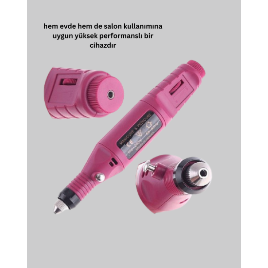 Profesyonel Tırnak Manikür Aleti – Şarjlı, Ayarlanabilir Hız, Düşük Titreşim ve Sessiz Motor Teknolojisi Profesyonel Tırnak Manikür Aleti – Şarjlı, Ayarlanabilir Hız, Düşük Titreşim ve Sessiz Motor Teknolojisi
