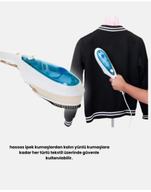 1500W Buharlı El Seyahat Ütüsü – Kompakt, Taşınabilir, Her Kumaşa Uygun