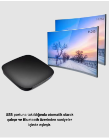 Android Auto Kablosuz Dönüştürücü Hızlı Eşleşme ve Sesli Asistan Destekli