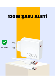 120 Watt Type C Hızlı Şarj Cihazı Oppo Reno 4 5 6 Uyumlu