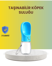 Akıllı Su Akış Kontrollü Köpek Su Matara Taşınabilir Gezdirme Şişesi