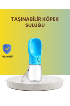 Akıllı Su Akış Kontrollü Köpek Su Matara Taşınabilir Gezdirme Şişesi