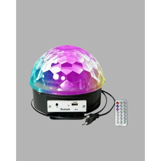 RGB LED Disko Topu Projektör – Ev Partileri, Doğum Günleri ve Eğlence İçin Işık Şovu