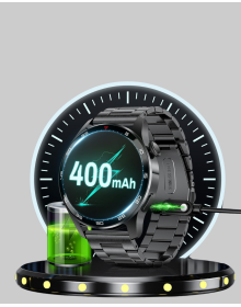 100mAh Şarjlı Akıllı Saat – Mesaj Bildirimi, Müzik Kontrolü ve Ergonomik Tasarım