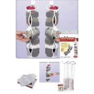 5 Adet Dolap İçi Asılabilir Temiz Çorap Düzenleyici Çorap Filesi Askılık 5 Adet Dolap İçi Asılabilir Temiz Çorap Düzenleyici Çorap Filesi Askılık