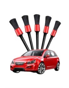 5 Adet Oto Detaylı Temizleyici Araç İçi Temizlik Fırça Seti Koltuk Döşeme Kapı Toz Alma Fırçası