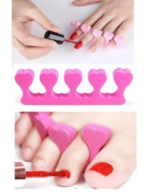 5 Adet Pedikür El Ayak Parmak Ayırıcı Tırnak Boyama Yumuşak Köpük Ayak Sedye