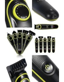 5 Başlıklı Şarjlı Tıraş Makinesi Kablosuz Saç Sakal Burun Tıraşına Uygun