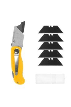 5 Bıçaklı Çok Amaçlı Katlanabilir Falçata Halı Alçıpan Falçatası