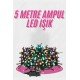 5 Metre Ampul LED Işık Renkli RGB Çok Renkli Led Aydınlatma