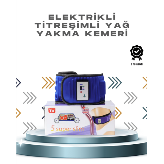 5 Motorlu Manyetik Masaj Kemeri – Bel, Kalça ve Bacak İçin Zayıflama