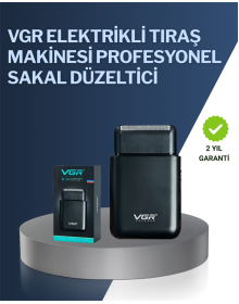 5 W Güçlü USB Şarjlı Sakal Şekillendirici – İki Başlıklı, Su Geçirmez Tasarım