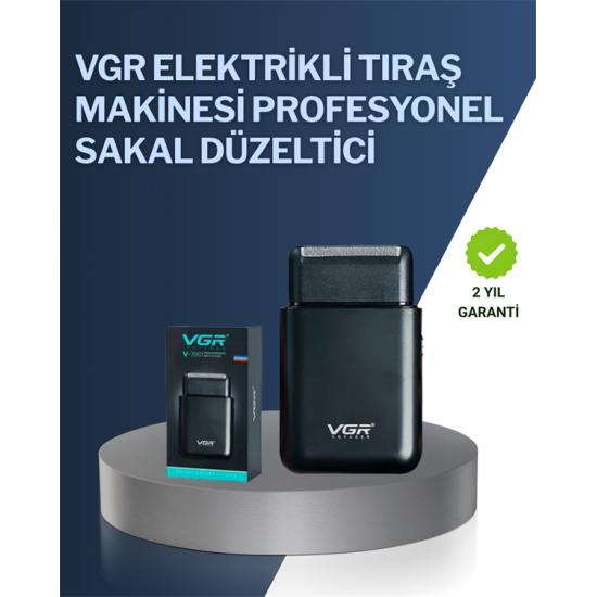 5 W Güçlü USB Şarjlı Sakal Şekillendirici – İki Başlıklı, Su Geçirmez Tasarım