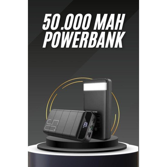 50.000 Mah Led Dijital Göstergeli USB Çıkışı Powerbank 50.000 Mah Led Dijital Göstergeli USB Çıkışı Powerbank